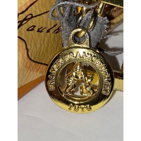 France Frank Farmer 1878 Tan Map Print Crossbody Purse with Adjustable Strap - Picture 3 of 11